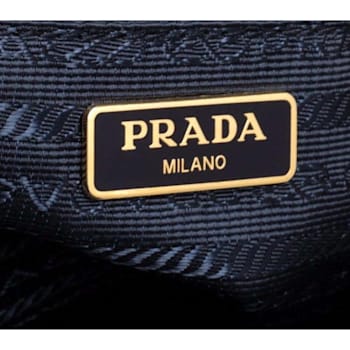 Prada Tessuto Nylon Blue Zip Calf Leather Crossbody Bag
