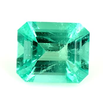 Colombian Emerald 8.0x6.7mm Emerald Cut 1.62ct