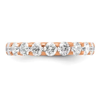 14K Rose Gold Lab Grown Diamond SI+, H+, Eternity Band