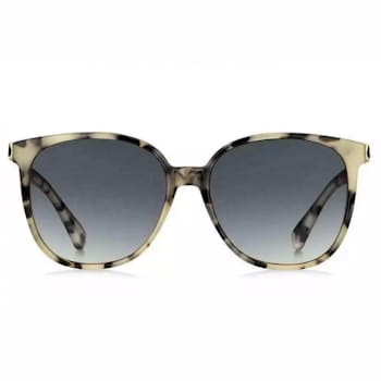 Kate Spade Alianna Taupe Havana Square Frame / Gray Lenses Sunglasses