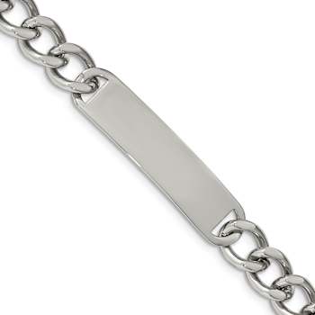 Stainless Steel Polished 8.5 Inch ID Bracelet