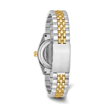 Men's Charles Hubert IP-plated Two-tone Gold-tone Dial Watch