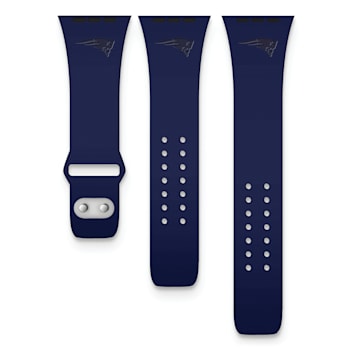 Gametime New England Patriots Debossed Silicone Apple Watch Band 42/44mm
M/L. Watch not included.