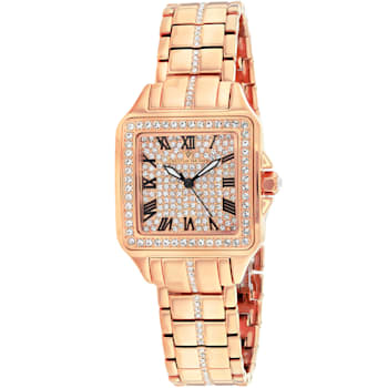Christian Van Sant Women's Splendeur Rose Dial, Rose Stainless Steel
Link Watch