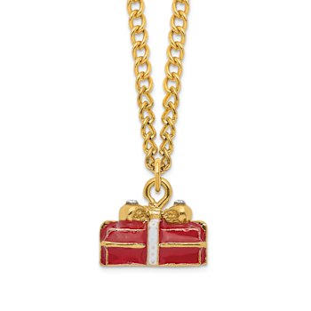 DESIRE Red Gift Box with Ring Pad Trinket Box