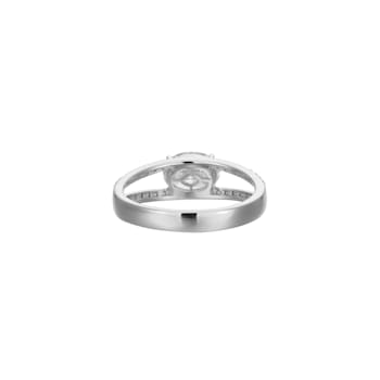 White Cubic Zirconia Platinum Over Sterling Silver Ring 2.28ctw