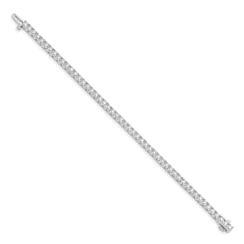 14K White Gold Lab Grown Diamond VS/SI GH, Tennis Bracelet