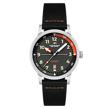Dominatore Del Mare Camogli Gray Dial White Bezel Black Stainless Steel
Band Automatic Watch