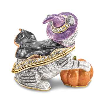 SERENA Halloween Cat Trinket Box