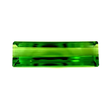 Green Tourmaline 25.0x7.6mm Emerald Cut 8.20ct