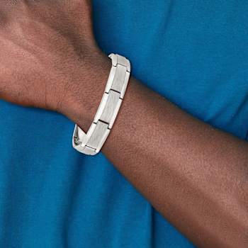 Tungsten Polished and Satin Bracelet