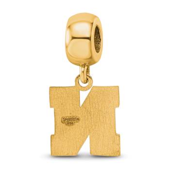 14K Yellow Gold Over Sterling Silver LogoArt University of Nebraska
Small Dangle Bead