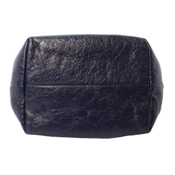 Balenciaga Arena Blue Lambskin Leather Flap Messenger Bag