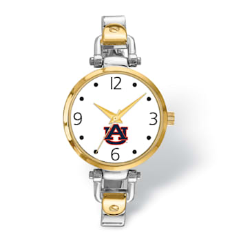 LogoArt Auburn University Elegant Ladies Two-tone Watch