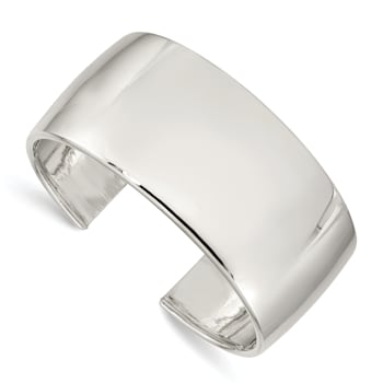 Sterling Silver 30mm Cuff Bracelet