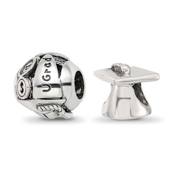 Sterling Silver Reflections Graduation Boxed Bead Set