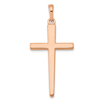 14k Rose Gold Cross Pendant