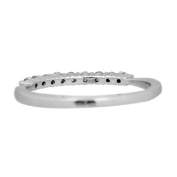 White Diamond 14K White Gold Band Ring 0.25CTW