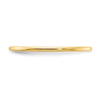 10K Yellow Gold 1.2mm Half Round Stackable Expressions Band
