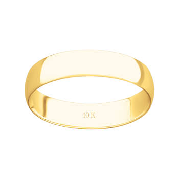 4mm Lightweight Men's Wedding Band in 10k Yellow Gold