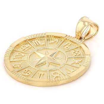 Zodiac Symbol Pendant In 10K Gold