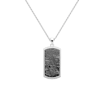Vezeto Dog Tag Slate Black Meteorite