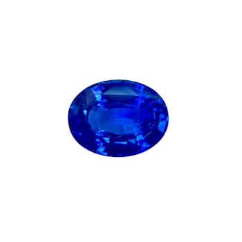 Sapphire Loose Gemstone Unheated 12.9x10.1mm Oval 6.14ct