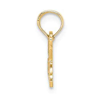14k Yellow Gold Textured Special Niece Charm
