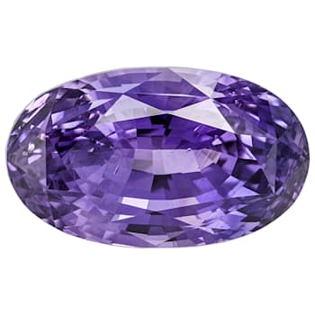Violet Sapphire Unheated 8.8x5.2mm Oval 2.55ct