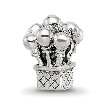 Sterling Silver Balloons Bead
