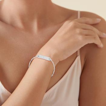 Rachel Zoe "Pave All Day" CZ 4-Piece Jewelry Set in Rhodium
Over Sterling Silver