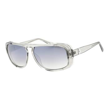 Guess Grey Frame / Smoke Mirror Lenses Sunglasses