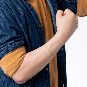 10K Yellow Gold 1.6mm Box Link Bracelet