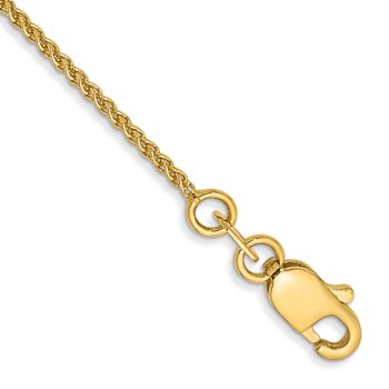 14k Yellow Gold 1.05mm Spiga Link Bracelet