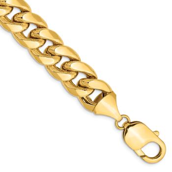 14k Yellow Gold 11mm Miami Cuban Link 26 Inch Chain