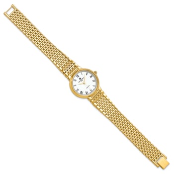Mens Charles Hubert Gold-finish Brass 33mm Watch