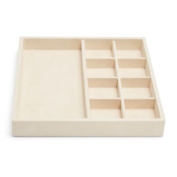 Vault Beige Half Insert - Earring Multi Compartment