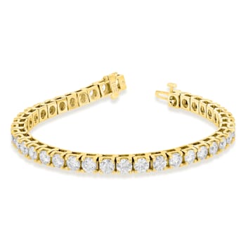 10.00ctw Diamond Tennis Bracelet in 14k Yellow Gold