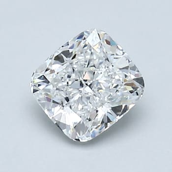 1.02ct White Rectangular Cushion Mined Diamond D Color, SI1, GIA Certified