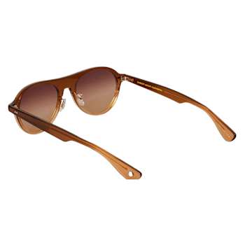 Garrett Leight Lady Eckhart Golden Fade Round Frame / California Dream
Gradient Lenses Sunglasses