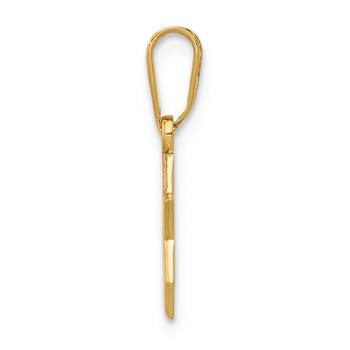 14k Yellow Gold Star of David Pendant
