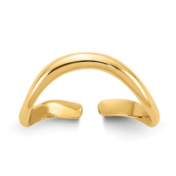 14K Yellow Gold Polished Toe Ring