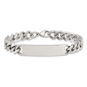Stainless Steel Polished 8.5 Inch ID Bracelet