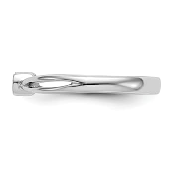 Rhodium Over 14K White Gold First Promise Diamond Promise/Engagement Ring