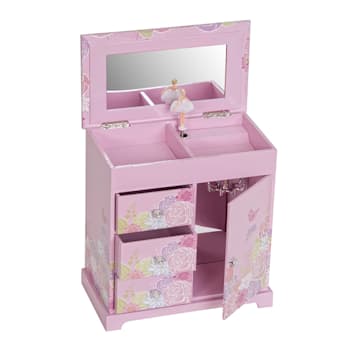 Mele and Co Pearl Girls Musical Ballerina Jewelry Box