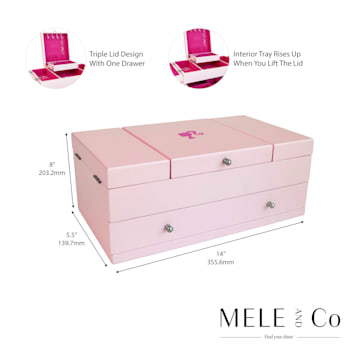 Mele and Co Barbie Baubles and Bling Jewelry Box