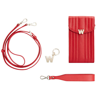 Mimi Red Phone Case with Wristlet