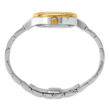 Ladies Charles Hubert Two-tone Stainless Steel Silver Dial Watch