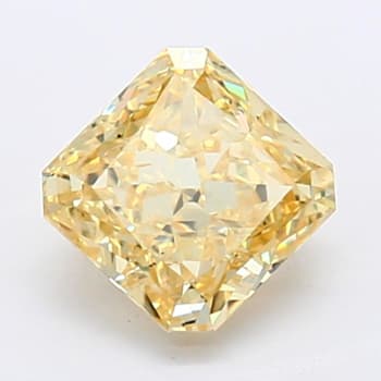 1.17ct Intense Yellow Radiant Cut Lab-Grown Diamond SI1 Clarity IGI Certified