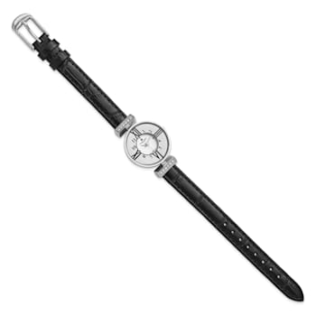 Ladies Charles Hubert Stainless Steel White Dial Watch